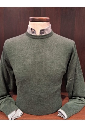Green Crew Neck 
